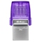 USB Flash disk Kingston DataTraveler microDuo 3C 64GB - fialový (1)