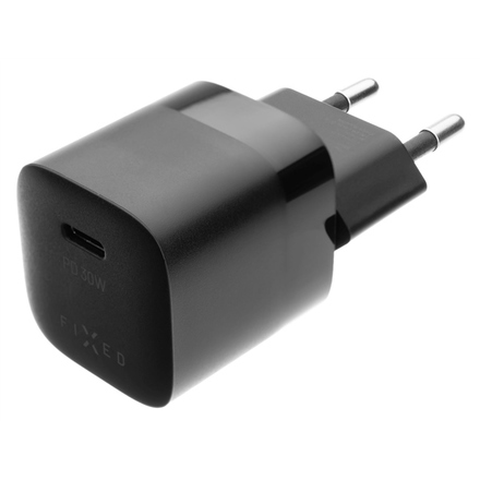 Nabíječka do sítě Fixed Mini USB-C PD, 30W - černá (2)