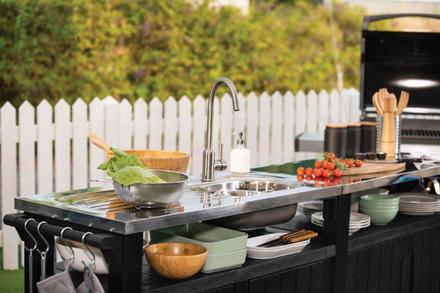 Grilovací stolek Keter UNITY Chef 415 L grafitový (2)