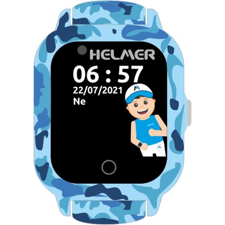 Chytré hodinky Helmer LK 710 dětské s GPS lokátorem - modré
