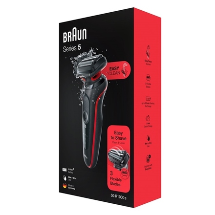 Holicí strojek Braun Series 5 51-R1000s Red (7)