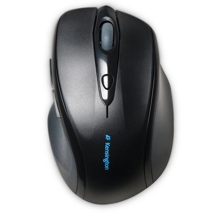 Počítačová myš Kensington Pro Fit, plná velikost / optická/ 6 tlačítek/ 1600DPI - černá