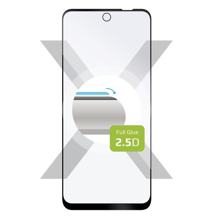 Tvrzené sklo Fixed Full-Cover na Motorola Moto E32 - černé