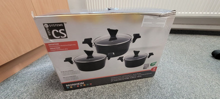 Sada hrnců CS Solingen CS-079130 Sada hrnců s nepřilnavým povrchem 6 ks MONHEIM (BAZAR) (3)