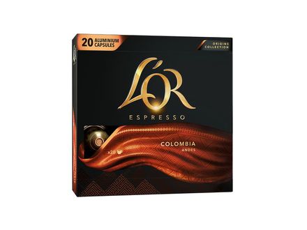 Kávové kapsle L&apos;or Espresso Colombia, 20ks