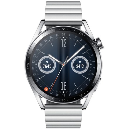 Chytré hodinky Huawei Watch GT 3 46mm (Elite) - Stainless Steel + Stainless Steel Strap