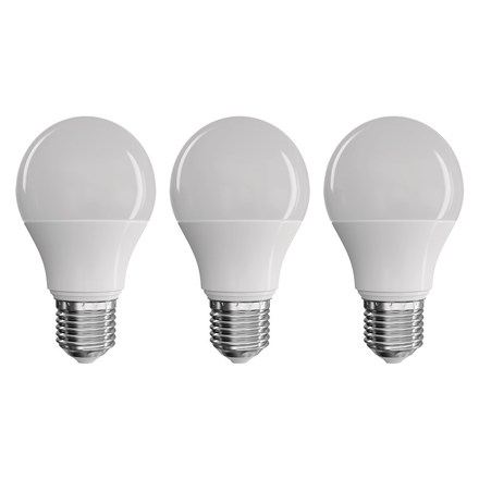 LED žárovka Emos ZQ5144.3 LED žárovka True Light 7,2W E27 teplá bílá, 3 ks