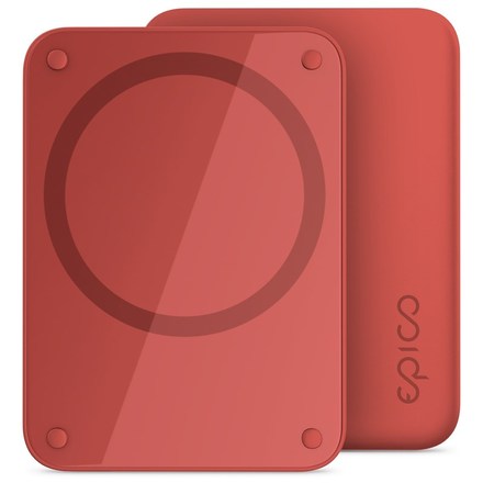 Powerbank Epico 4200mAh MagSafe - červená