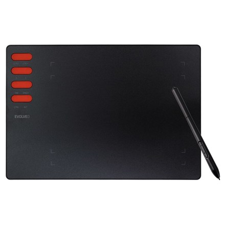 Grafický tablet Evolveo Grafico T8 - černý