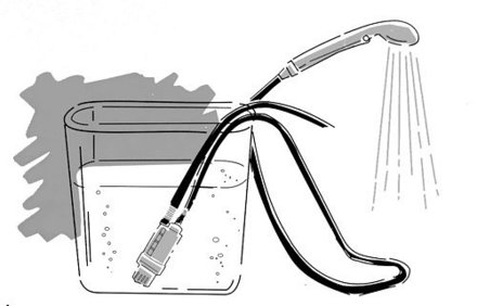 přenosná sprcha Compass Sprcha přenosná 12 V (1)
