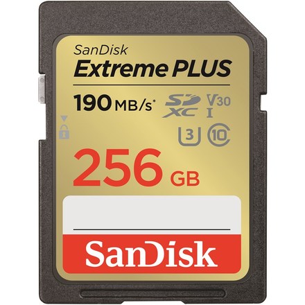 Paměťová karta SanDisk SDXC Extreme Plus 256GB UHS-I U3 (190R/ 130W)