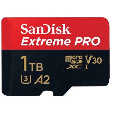 Paměťová karta SanDisk Micro SDXC Extreme Pro 1TB UHS-I U3 (200R/ 140W) + adapter