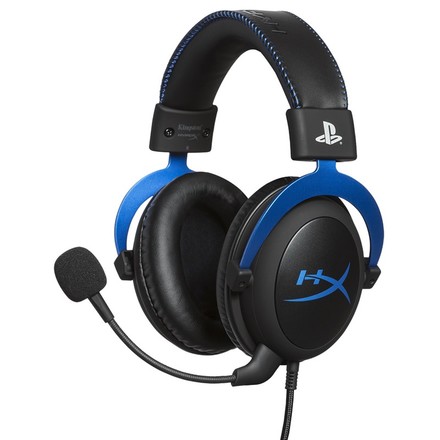 Sluchátka s mikrofonem HyperX Cloud Gaming pro PS4 - černý/ modrý
