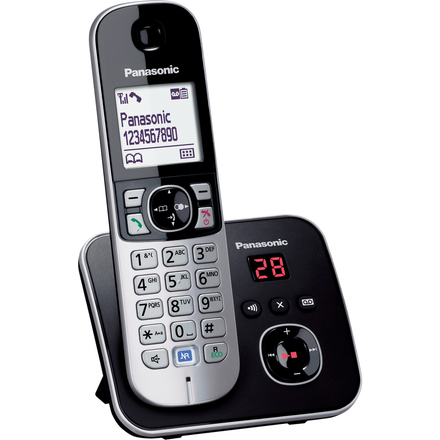 Stolní bezdrátový telefon Panasonic KX TG6821FXB DECT+záznamník