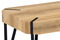Konferenční stolek Autronic Konferenční stolek 110x60x43, MDF bělený dub, kov černý mat (AHG-241 OAK2) (1)