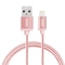 USB kabel GND LIGHTN200MM09 USB / lightning MFI, opletený, 2m, růžový (2)