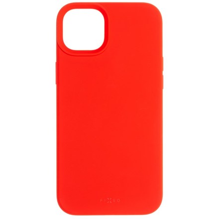Kryt na mobil Fixed MagFlow s podporou MagSafe na Apple iPhone 14 Max - červený