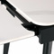 Moderní jídelní stůl Autronic Jídelní stůl 120+30+30x80 cm, keramická deska bílý mramor, kov, černý matný lak (HT-405M WT) (6)