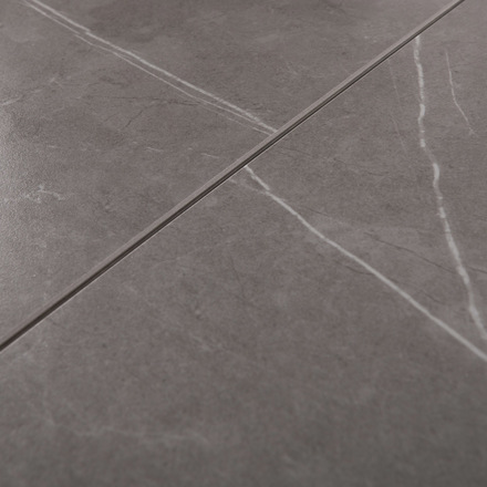 Moderní jídelní stůl Autronic Jídelní stůl 120+30+30x80 cm, keramická deska šedý mramor, kov, černý matný lak (HT-405M GREY) (4)