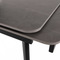 Moderní jídelní stůl Autronic Jídelní stůl 120+30+30x80 cm, keramická deska šedý mramor, kov, černý matný lak (HT-405M GREY) (7)