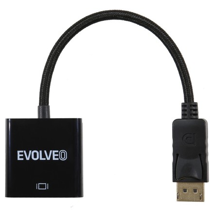 AV kabel Evolveo DisplayPort/ VGA - černá