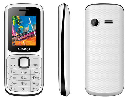 Mobilní telefon Aligator D210 Dual SIM - černá/bílá (1)