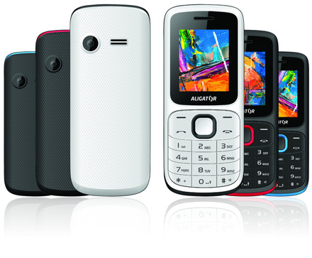 Mobilní telefon Aligator D210 Dual SIM - černá/bílá (2)