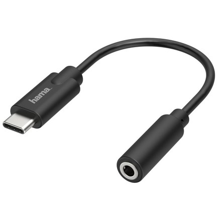 Redukce Hama USB-C / Jack 3, 5 mm, aktivní