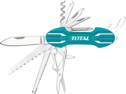 Kapesní nůž Total THMFK0156 nůž kapesní zavírací 15dílný, 95mm, nerez
