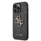 Kryt na mobil Guess 4G Metal Logo na Apple iPhone 14 Pro Max - šedý (1)