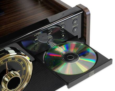 Gramofon Victrola VTA-270B hnědý (1)