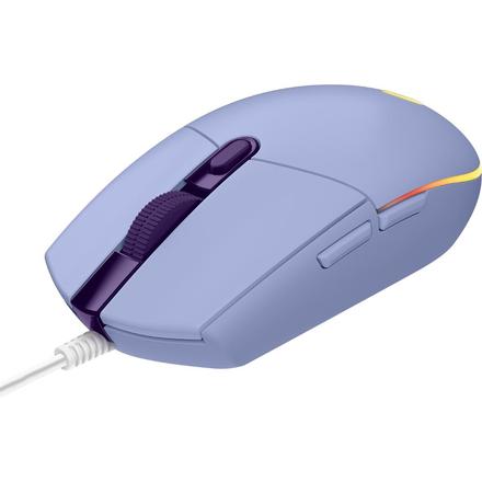 Počítačová myš Logitech Gaming G102 Lightsync / optická/ 6 tlačítek / 8000DPI - fialová