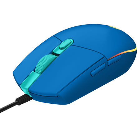 Počítačová myš Logitech Gaming G102 Lightsync / optická/ 6 tlačítek / 8000DPI - modrá