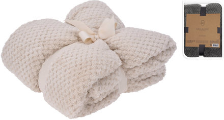 Deka Homestyling KO-HZ1011940 Deka fleece 130 x 170 cm PREMIUM krémová