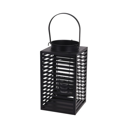 Lucerna Homestyling KO-HZ1910400 na svíčku kovová 16 x 30 cm