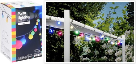Světelný řetěz Homestyling KO-AX8779200 Světelný řetěz venkovní LED PARTY barevná 80 LED