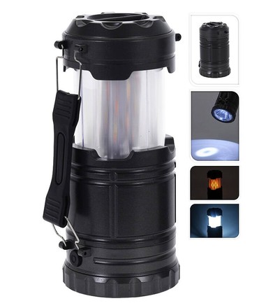 Svítilna ProGarden KO-CX7000030cern Svítilna a baterka 2v1 přenosná černá