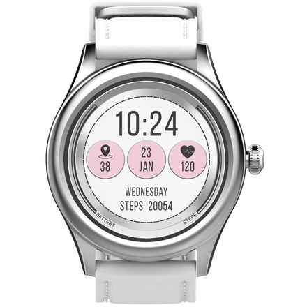 Chytré hodinky Carneo Prime GTR Woman - stříbrné