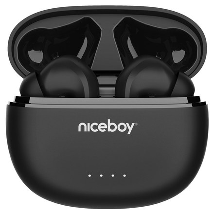 Sluchátka do uší Niceboy HIVE Pins ANC 3 - černá