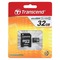 Paměťová karta Transcend MicroSDHC 32GB Class4  + adapter (1)