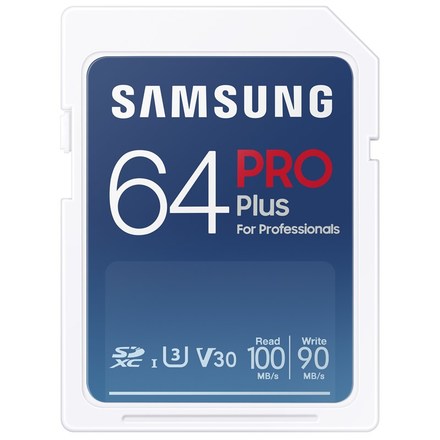 Paměťová karta Samsung PRO Plus SDXC (100R/ 90W) 64 GB
