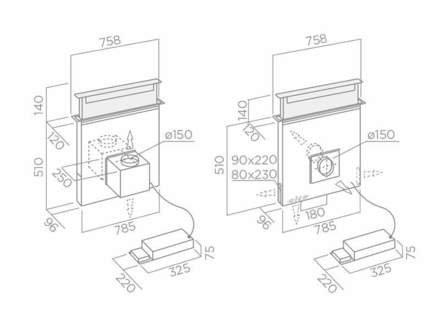 Výsuvný odsavač par Elica PANDORA BL/ F/ 90 (3)