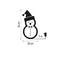Vánoční sněhulák Emos DCFC18 LED vánoční sněhulák s kloboukem, 36 cm, venkovní i vnitřní, studená bílá, časovač (2)
