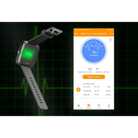 GPS hodinky Aligator Watch Care GPS (TD20), černé (9)