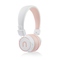Polootevřená sluchátka Niceboy HIVE Joy 3 - bílá/ růžová (1)