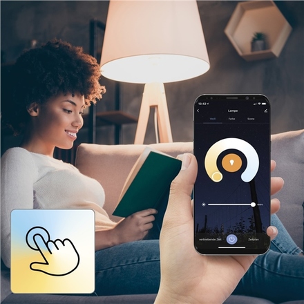 Chytrá žárovka Hama SMART WiFi LED E27, 10 W, bílá, stmívatelná (5)