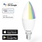 Chytrá žárovka Hama SMART WiFi LED E14, 5, 5 W, RGBW, stmívatelná (1)