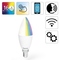 Chytrá žárovka Hama SMART WiFi LED E14, 5, 5 W, RGBW, stmívatelná (2)