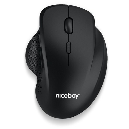 Počítačová myš Niceboy OFFICE M20 optická/ 6 tlačítek/ 1600DPI - černá