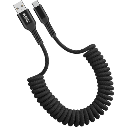 USB kabel Yenkee YCU 500 BK Kroucený kabel USB A/C
